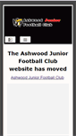 Mobile Screenshot of junior.ashwoodfc.com.au